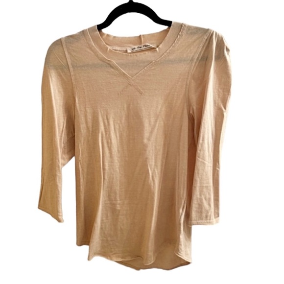 Free People Tops - Free People 🌟 Quarter Sleeve Crew Neck Tee 🌟MUST BUNDLE🌟